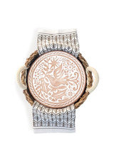 Bread Warmer & Basket Gift Set With Tea Towel - Bird Round