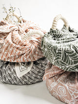 Bread Warmer & Basket Gift Set With Tea Towel - Vintage Flower