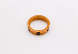 Radiant Rose Gold Gem Ring