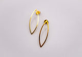 Golden Leaf Elegance Earrings