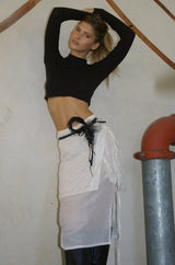 SOUL Double Layer Faux Wrap Skirt