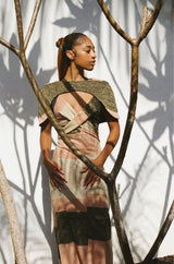 BETTY Stripe Criss Cross Dress