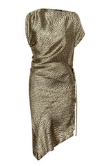 GILDED DUSK VENOM Bias Dress