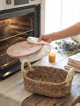 Bread Warmer & Basket - Tree of Life Oval