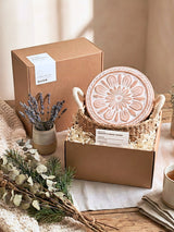 Bread Warmer & Basket - Vintage Flower