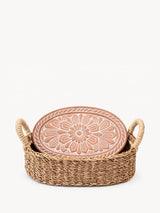 Bread Warmer & Basket - Flower