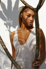 SAMANTHA Satin Knit Tank