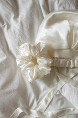 Mulberry Silk Sleep Set in Cream