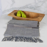 Gray Handwoven Table Runner