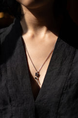 Devotion Rose Necklace in Sterling Silver