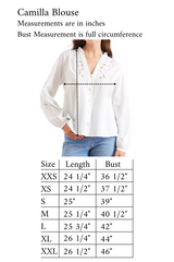 Camilla Blouse in Navy