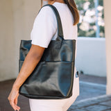 Classic Leather Tote Bag (Structured)
