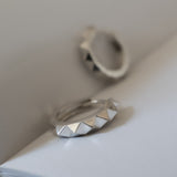 Debbie Huggie Hoops - Sterling Silver