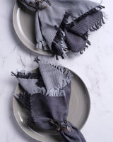 Double-Sided Fringe Cotton Napkins