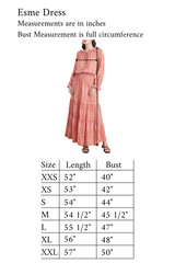 Esme Dress in Saffron Dot