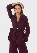 Merlot Grace Soft Blazer