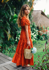 LA TOTE Recycled Tote Bag in Gold