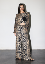 Leo Wildesse Long Sleeve Crop Tee