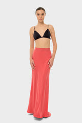 Coral AquaFlora Lucy Slip Skirt
