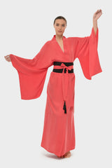 Coral AquaFlora Anya Oriental Kimono