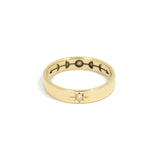 Sun & Moon Ring - 14k Yellow Gold