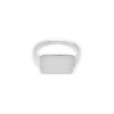 Keepsake Signet Ring Lectangle - Sterling Silver