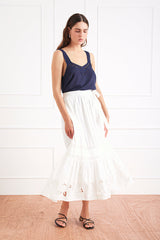 Stevie Skirt in Off White