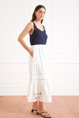 Stevie Skirt in Off White