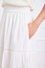 Colette Skirt in Off White