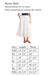 Stevie Skirt in Off White