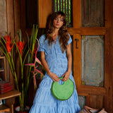 SOLO AVOCADO Jute Bag in Green