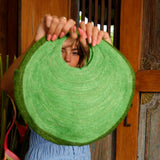 SOLO AVOCADO Jute Bag in Green