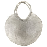 Sol Wire Tote Bag In Silver
