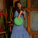 SRIKANDI Ruffle Maxi Dress in Princess Blue