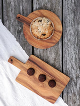 Bread Warmer Gift Box With Rectangular Wooden Board and Spoon - Christmas Oval