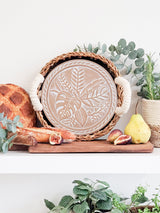 Bread Warmer & Basket - Plant Round