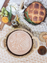Bread Warmer & Basket - Plant Round
