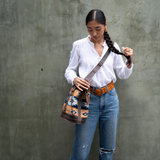 Sundown Cinched Bucket Bag