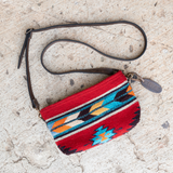 Scarlet Arrows Convertible Clutch