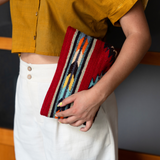 Scarlet Arrows Convertible Clutch