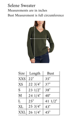 Selene Sweater in Forest Green