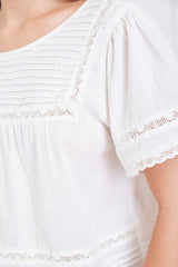 Dawn Tee in Off White