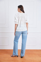Chloe Shirt in Eyelet