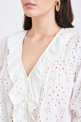 Chloe Shirt in Eyelet