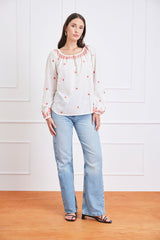 Maise Embroiderd Top