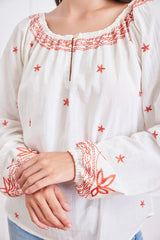 Maise Embroiderd Top