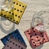 Polka Dots Cocktail Napkins (Set of 4)
