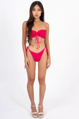 Ziemia String Bikini Bottom Malibu Pink