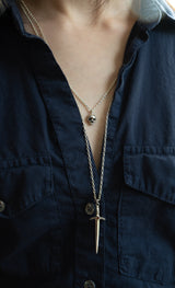 Sword Necklace - Sterling Silver