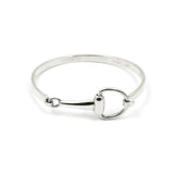 Snaffle Bit Bracelet Large - Sterling Silver